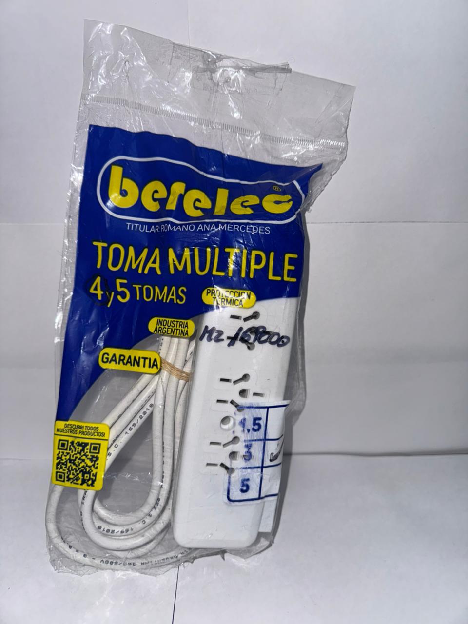 alargador de 4 y 5 tomas 3m