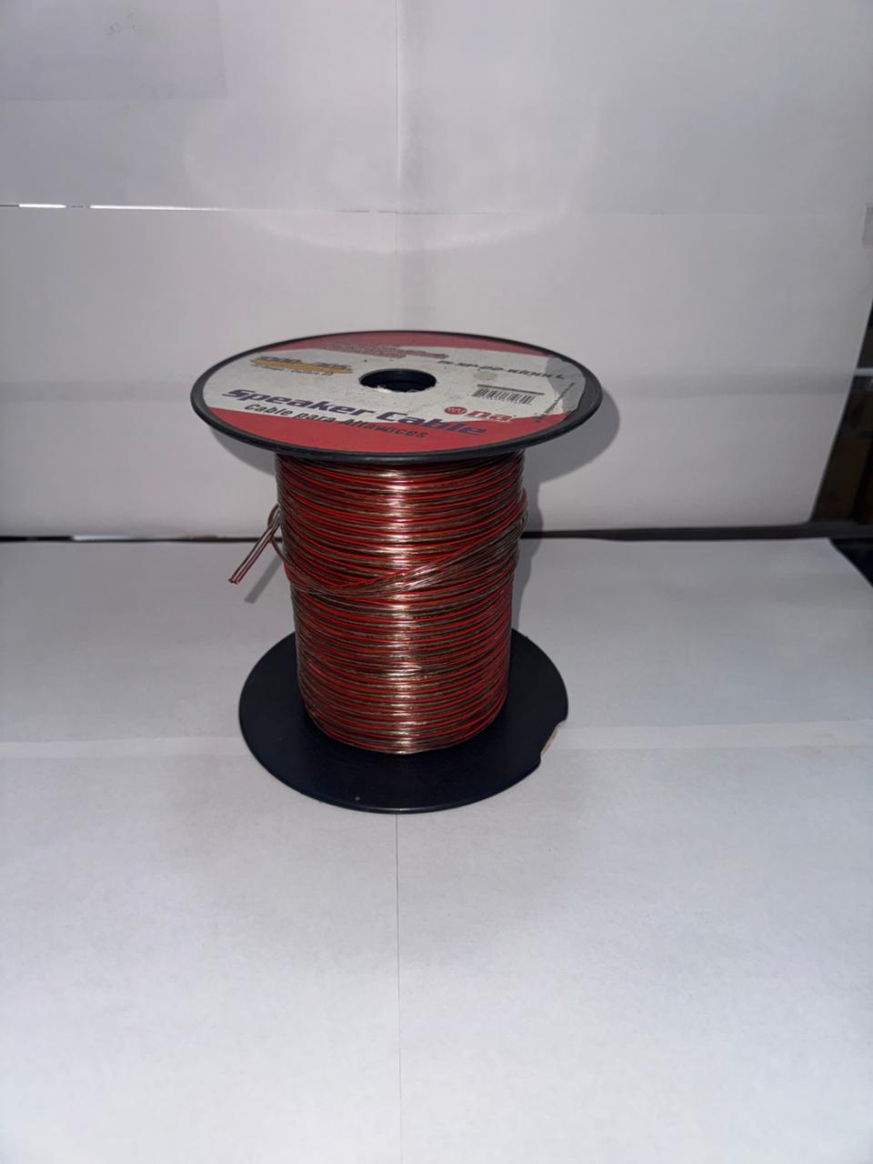 cable rojo y negro de parlante fino 1m